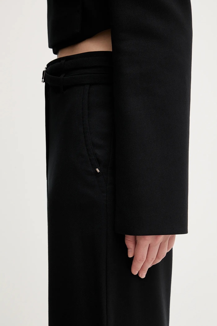 Σακάκι Sportmax GAVINO 2522046101600 μαύρο