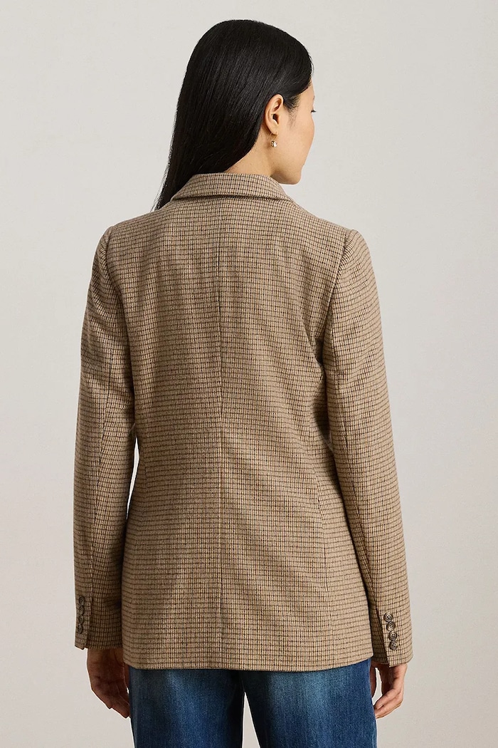 Σακάκι Lauren Ralph Lauren 200979827 καφέ AW25
