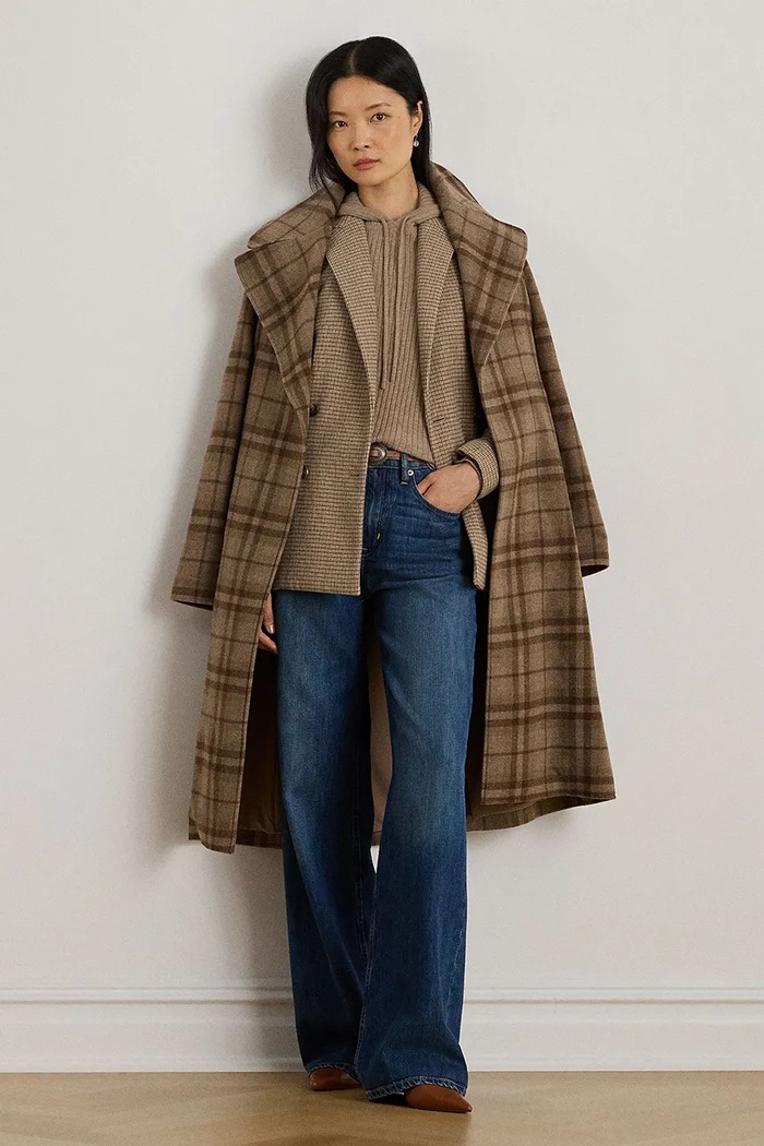 Σακάκι Lauren Ralph Lauren 200979827 καφέ