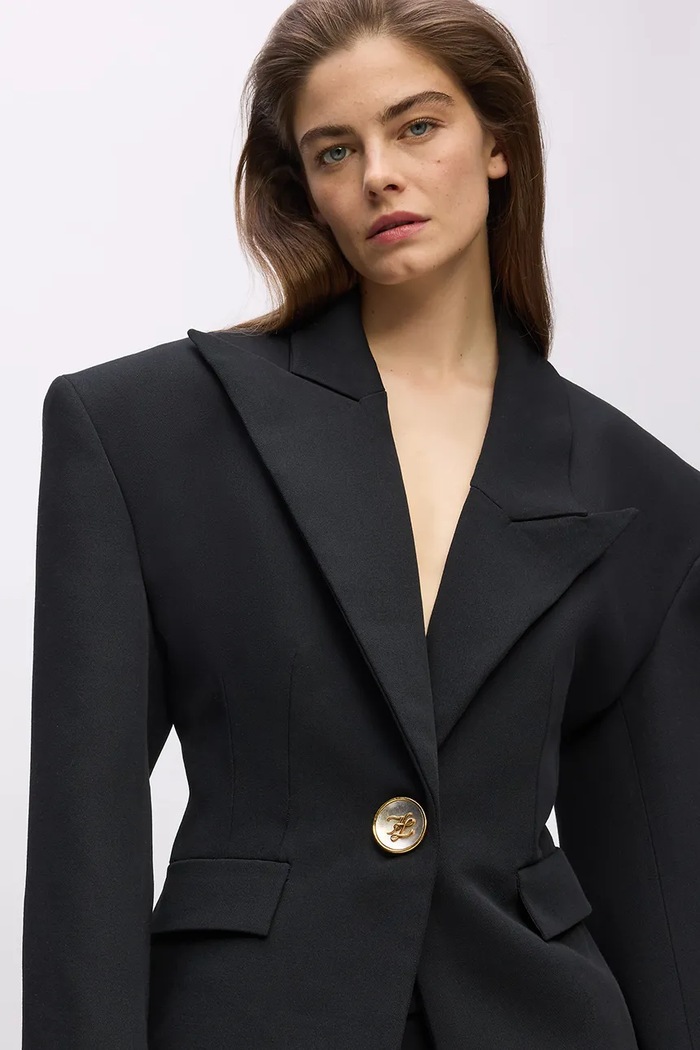 Îmbrăcăminte Karl Lagerfeld Jachetă cu lână Karl Lagerfeld Studio A4W14065 negru