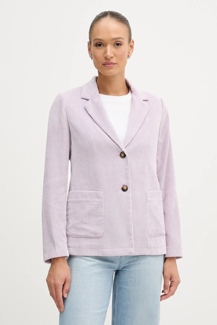 United Colors of Benetton marynarka sztruksowa tkanina fioletowy 2Q5GDW03I