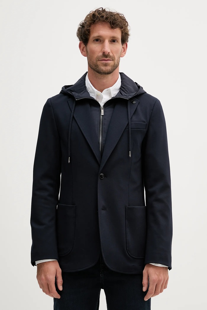 Suknjič Tommy Hilfiger Brez vzorca mornarsko modra MW0MW39742