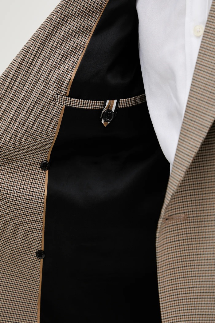 Шерстяной пиджак BOSS H-Houston-DB-253 50545790
