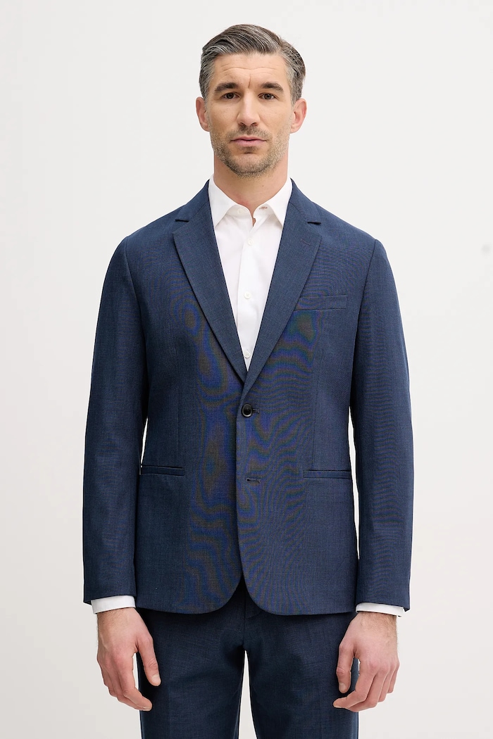 Σακάκι Sisley slim μπλε 2HQJSW02E