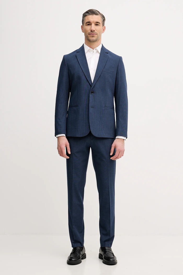 Σακάκι Sisley 2HQJSW02E μπλε AW25