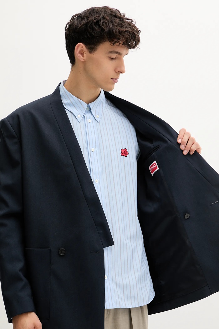 Kenzo geacă de lână FE65VE1309GE