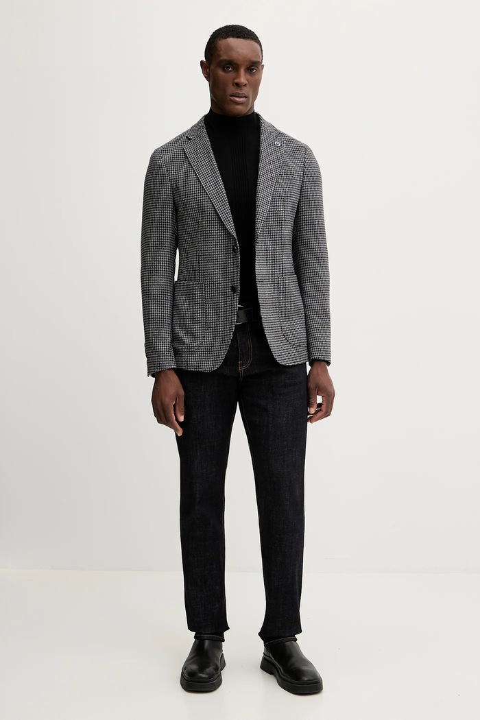 Joop! jachetă cu lână 30048819 gri AW25