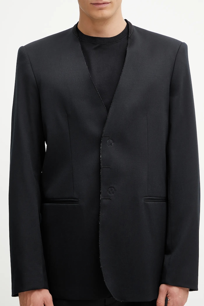 MM6 Maison Margiela giacca in misto lana x MM6 Wardro nero SH0BN0007.M35153.900
