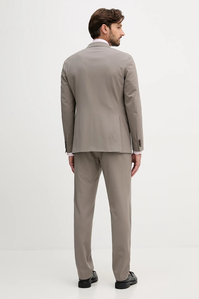 Michael Kors costum cu lână MD0MD91257 bej AW25