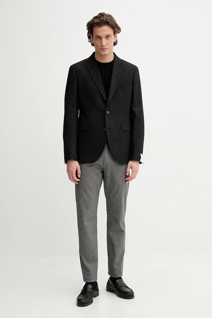 Marc O'Polo Sacou cu lână 529017080094 negru AW25