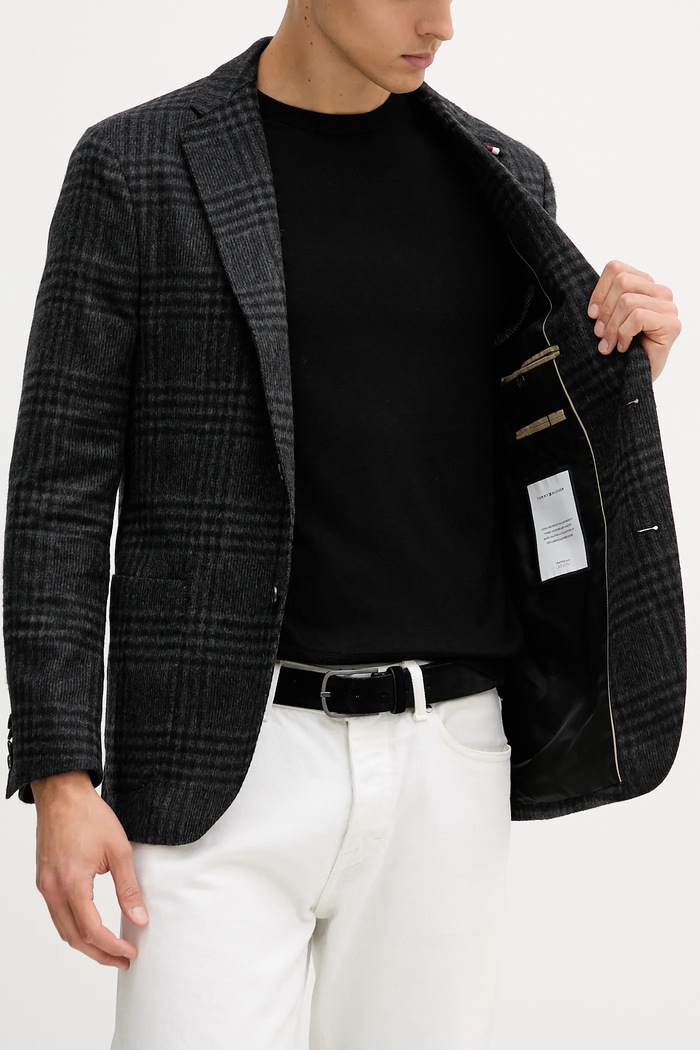 Tommy Hilfiger marynarka z dodatkiem wełny FSTHL6505.FSTH512
