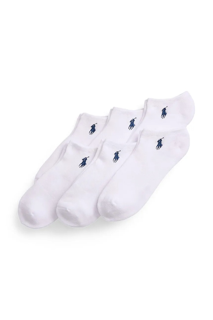 Ponožky Polo Ralph Lauren 6-pak krátke ponožky biela 455950427