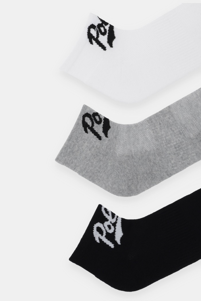 Ponožky Polo Ralph Lauren 3-pak 455982944 sivá SS26
