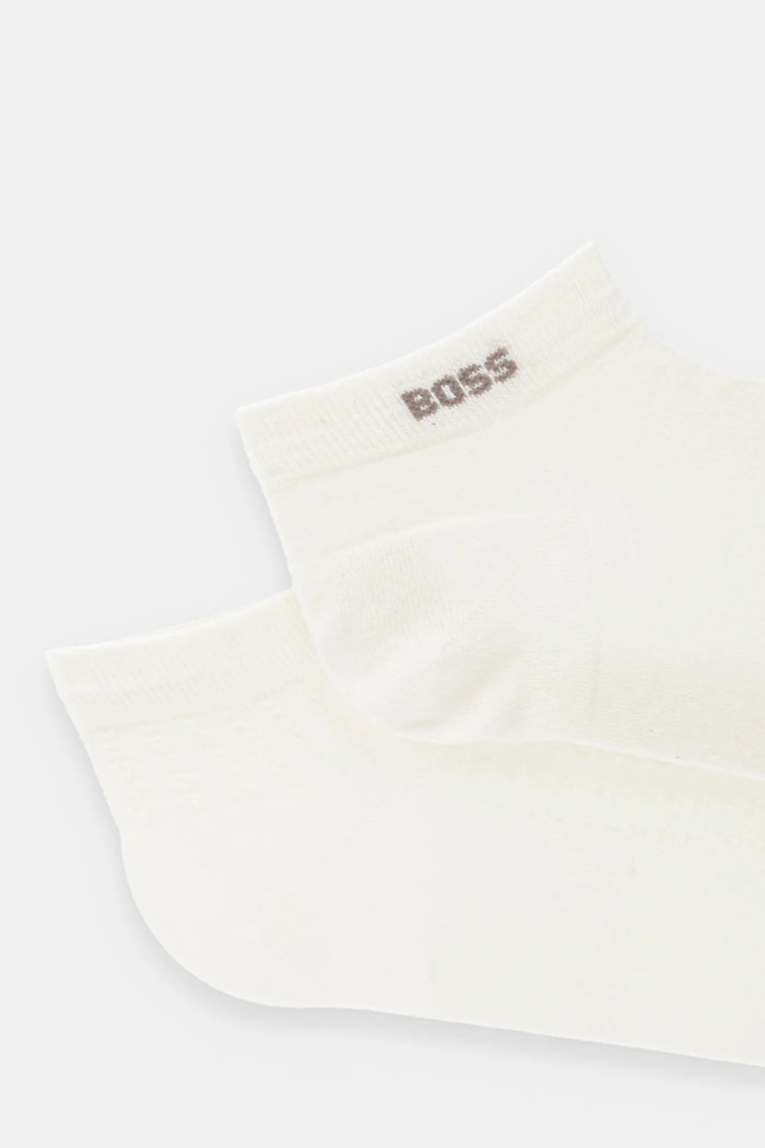 BOSS șosete 2-pack 2P AS Micro Lace CB 50544227 bej AW25