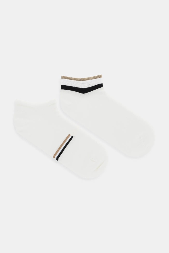 BOSS șosete 2-pack 2P AS Double W CC W sosete scurte bej 50543591