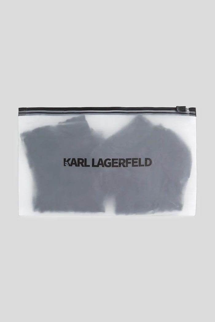 Ponožky Karl Lagerfeld 2-pak K/MONOGRAM čierna A3W47032