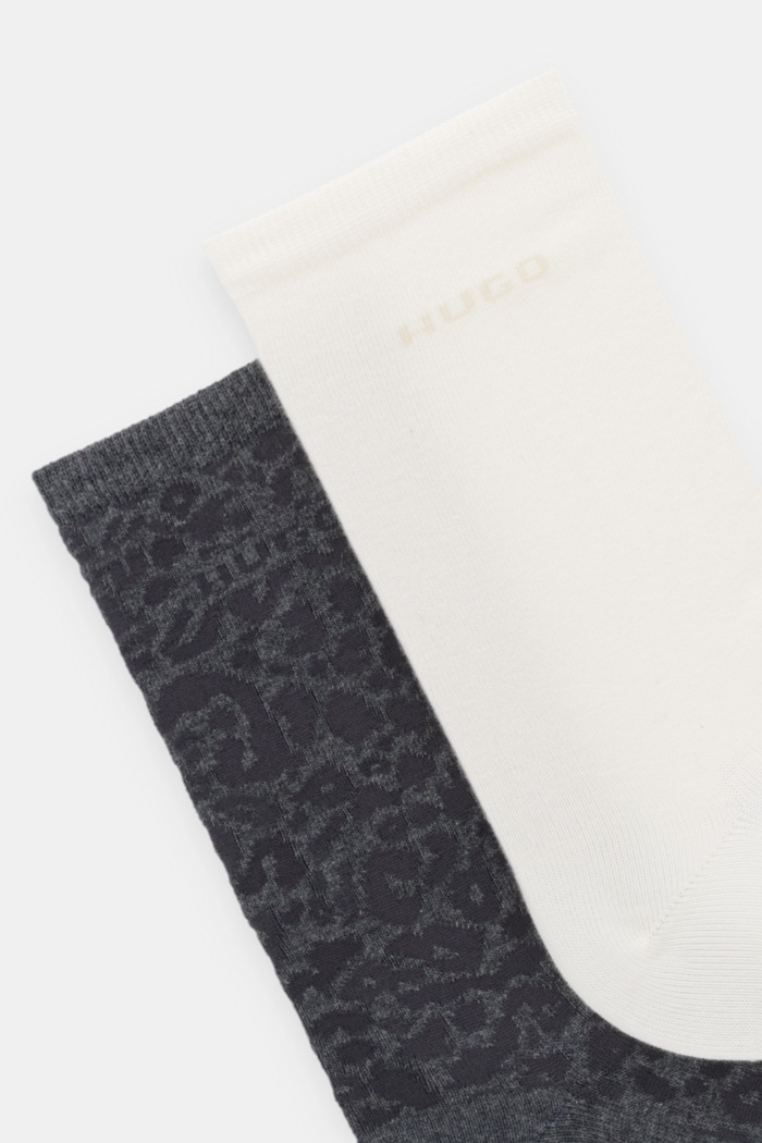 Κάλτσες HUGO 2-pack Bashinah 50543172 γκρί SS26
