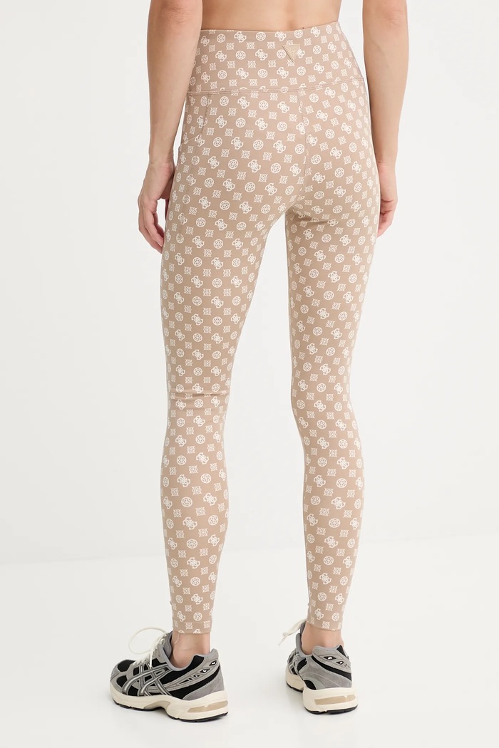 Odzież Guess legginsy PEONY V5YB18.MC03W beżowy