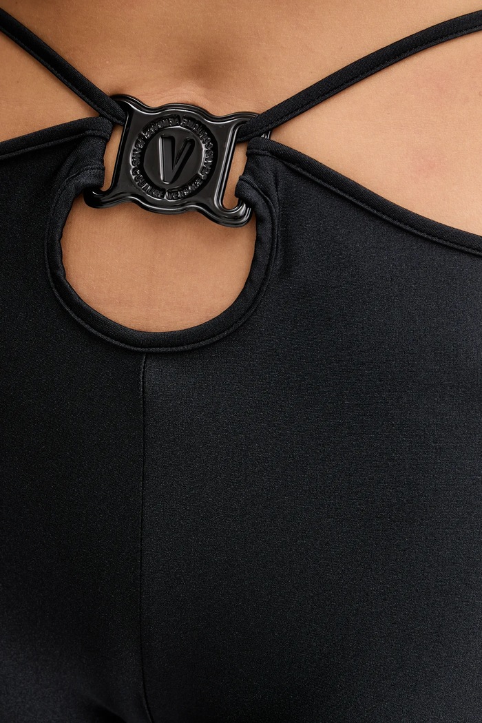 Versace Jeans Couture legginsy czarny 79HAC108.N0008