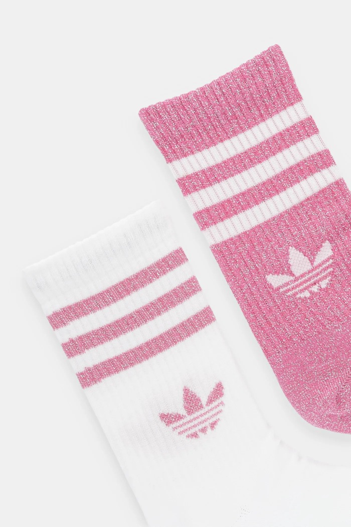 Шкарпетки adidas Originals 3-Stripes 2-pack JX5205 рожевий AW25