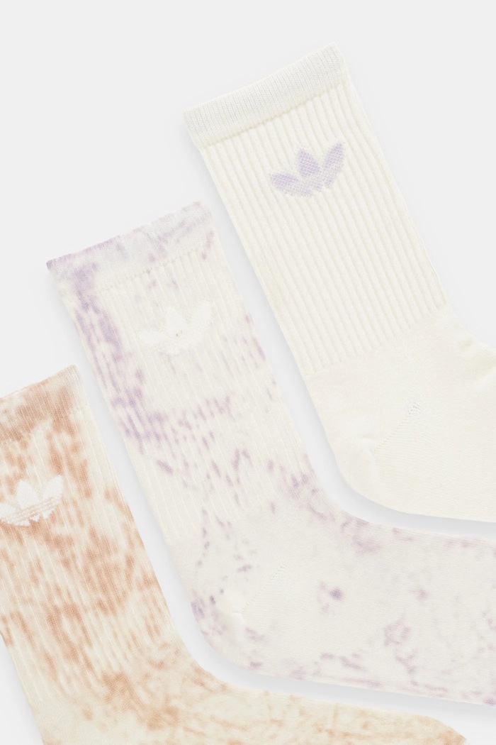 adidas Originals Ponožky adidas Originals Tie Dye Cr S 3-pack JY0238 béžová AW25