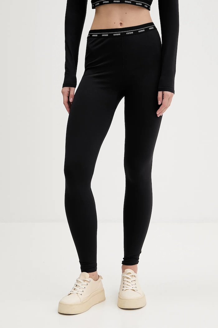 Legíny Guess MATILDE s elastanom čierna O5BB02.K1800