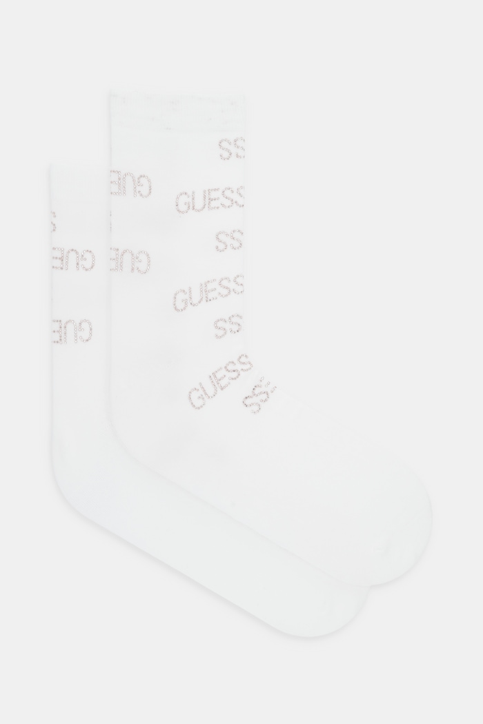 Κάλτσες Guess ψηλές κάλτσες λευκό O5BY01.KBZU0