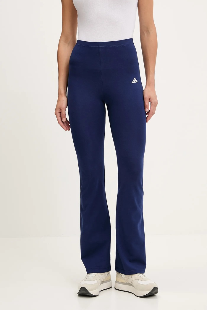 Legíny adidas Essentials pletenina námořnická modř JD3073