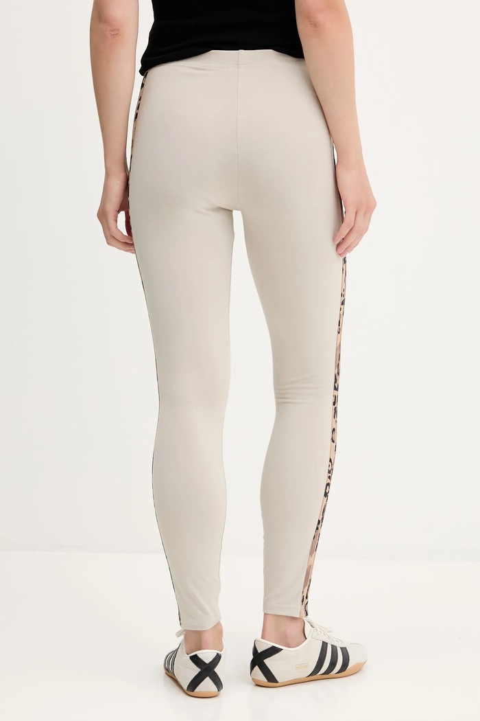 Oblečenie Legíny adidas Animal JM1867 béžová