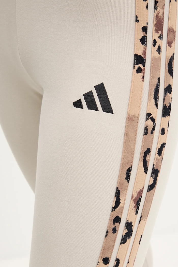 Legíny adidas Animal béžová JM1867