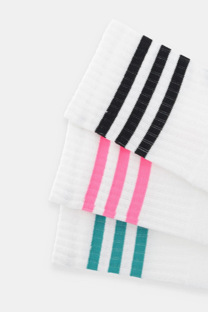 Ponožky adidas Essentials 3-pak JW2765 biela AW25