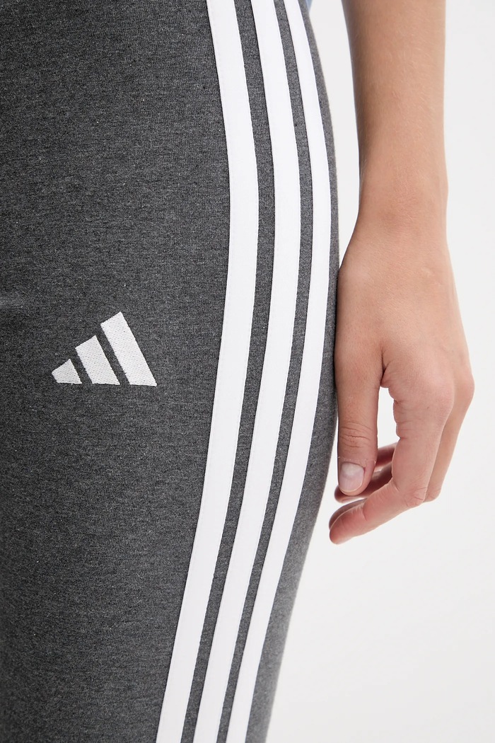 adidas legginsy 3-Stripes szary JZ3299
