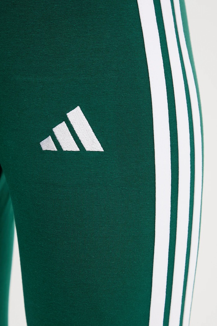 Odzież adidas legginsy 3-Stripes KB7663 zielony