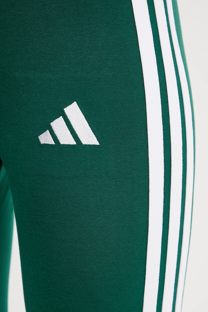 Odzież adidas legginsy 3-Stripes KB7663 zielony