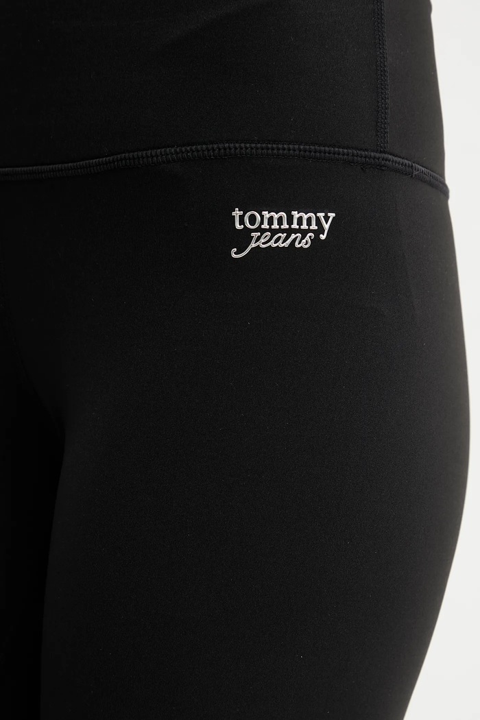 Tommy Jeans colanți negru DW0DW21830