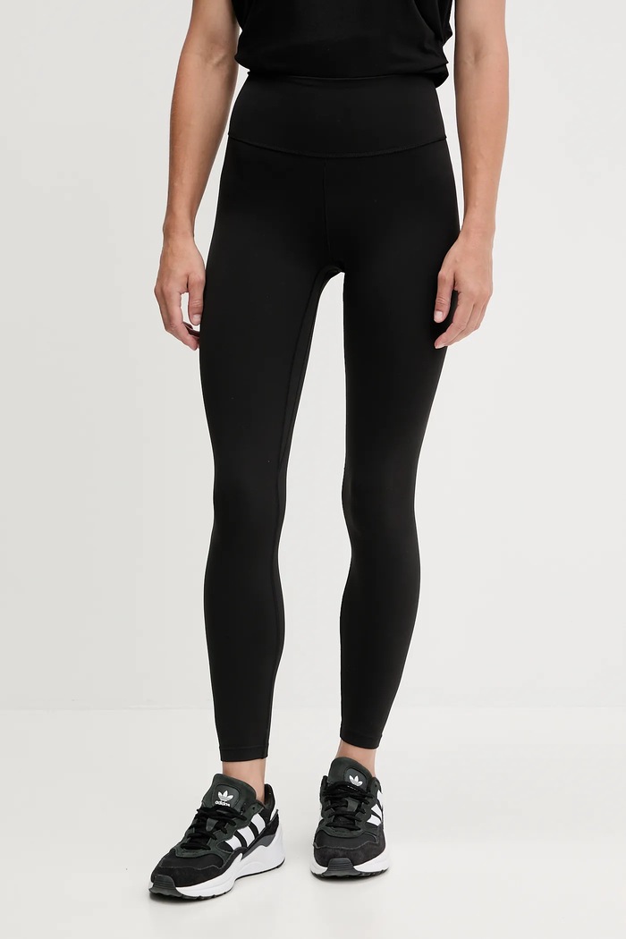Legíny na jogu adidas Performance All Me s elastanom čierna JW7584