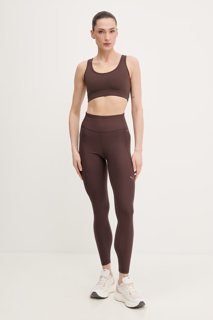 Tréningové legíny Puma Cloudspun Tight 527452 hnedá SS26