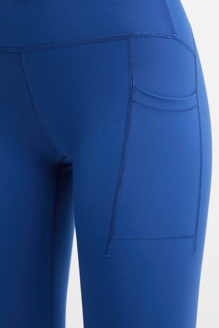 New Balance legginsy treningowe niebieski WP51268GAB