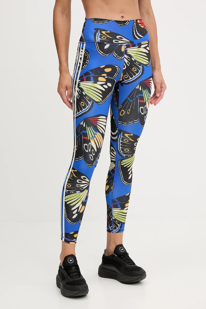 adidas Performance legginsy treningowe x Farm Rio wzorzyste niebieski JL8628