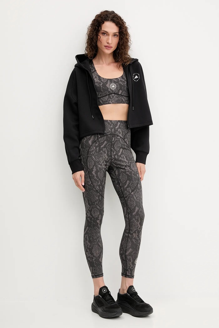 adidas by Stella McCartney legginsy treningowe TruePurpose JM8457 szary AW25
