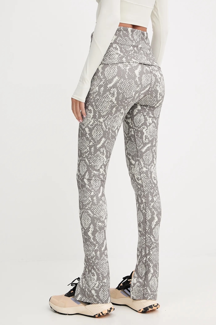 Îmbrăcăminte adidas by Stella McCartney leggins de antrenament Training Rolltop Splitcuff Leggings JM8477 gri