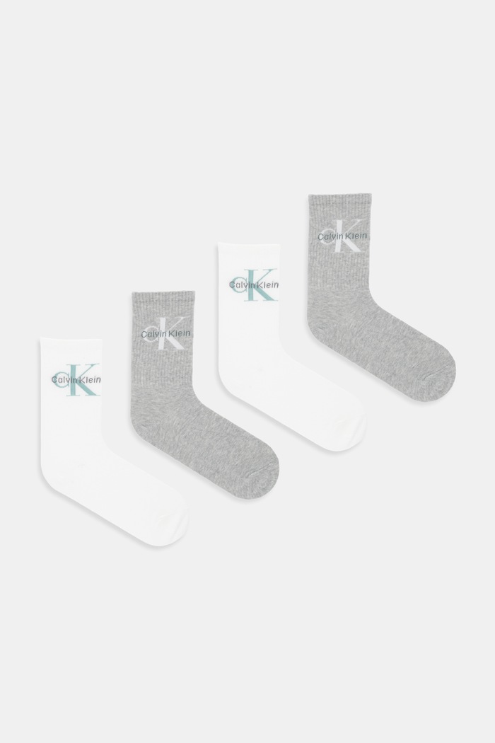 Calvin Klein Jeans zokni 4 pár hosszúszárú zokni szürke 701235384