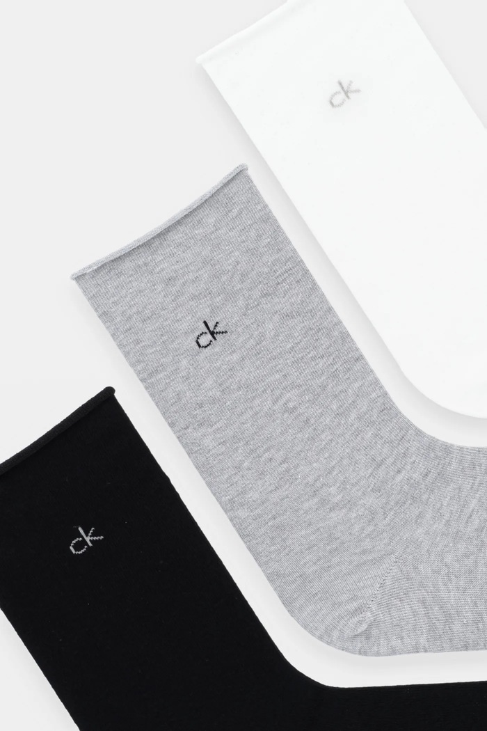 Κάλτσες Calvin Klein 3-pack 701234368 λευκό AW25