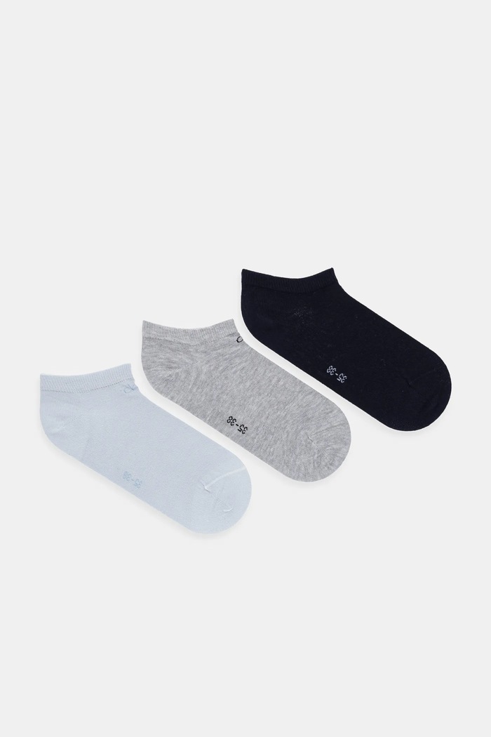 Μικρές κάλτσες Calvin Klein 3-pack κοντές κάλτσες μπλε 701234369