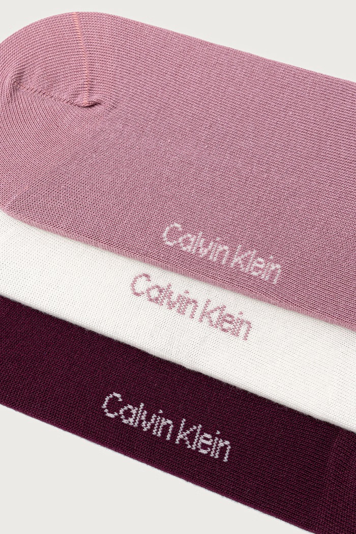 Calvin Klein skarpety damskie 3-pack 701234369 różowy SS26