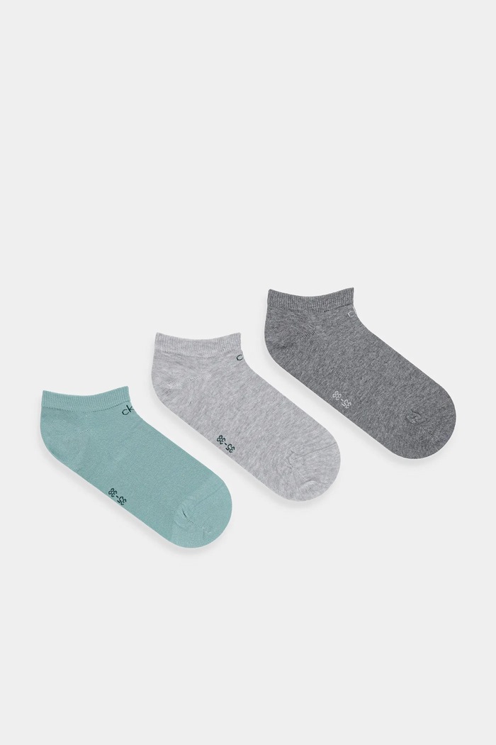 Μικρές κάλτσες Calvin Klein 3-pack κοντές κάλτσες πράσινο 701234369