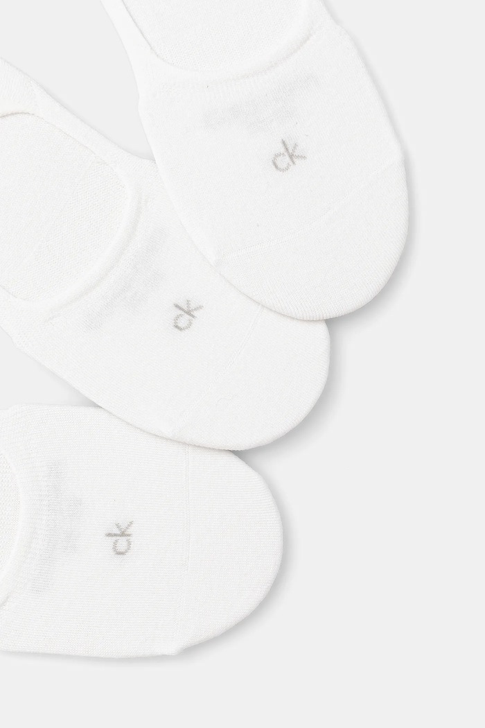 Calvin Klein stopki 3-pack 701234370 biały AW25