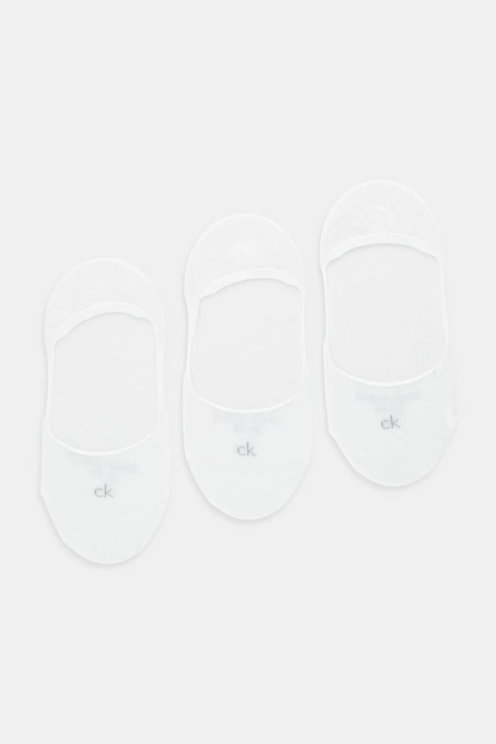 Ponožky Calvin Klein 3-pak krátke ponožky biela 701234371