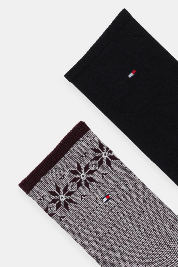 Tommy Hilfiger șosete 2-pack 701236502 burgundia AW25