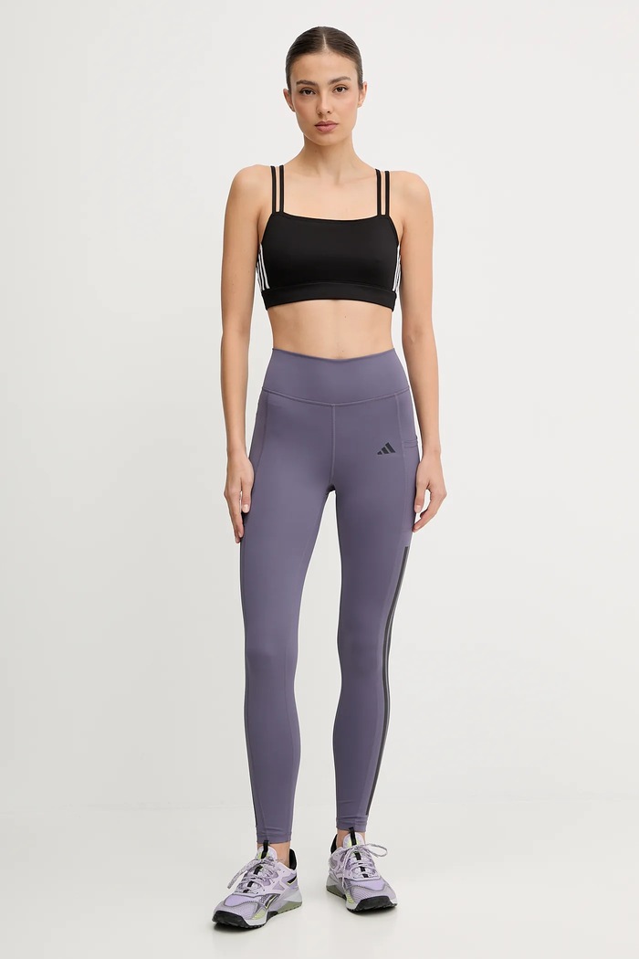 Κολάν προπόνησης adidas Performance Opt 3S JX7322 μωβ AW25